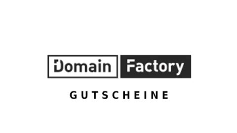 domainfactory Gutschein Logo Seite