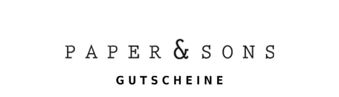 paperandsons Gutschein Logo Oben