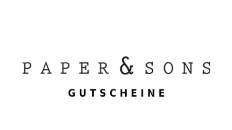 paperandsons Gutschein Logo Seite