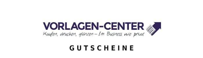 vorlagen-center Gutschein Logo Oben