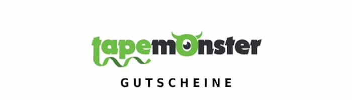 tapemonster Gutschein Logo Oben