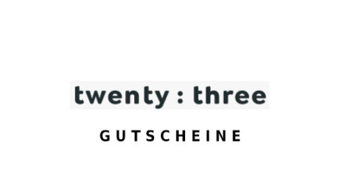 twentythree Gutschein Logo Seite