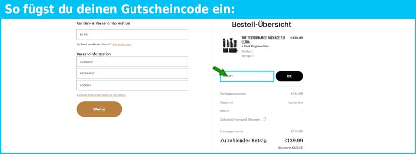 manscaped Gutschein einfuegen und sparen blau