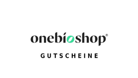 onebioshop Gutschein Logo Seite