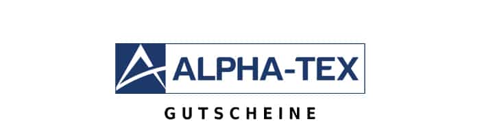 alpha-tex Gutschein Logo Oben