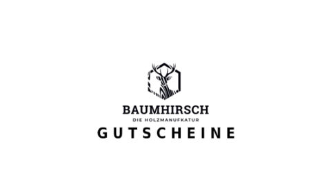 baumhirsch Gutschein Logo Seite