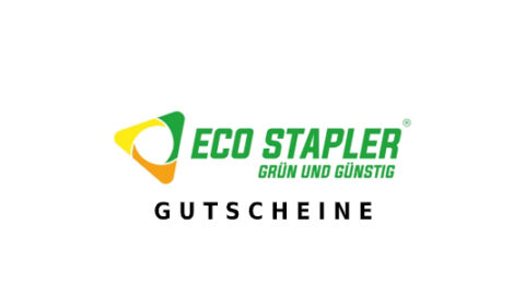 ecostapler Gutschein Logo Seite