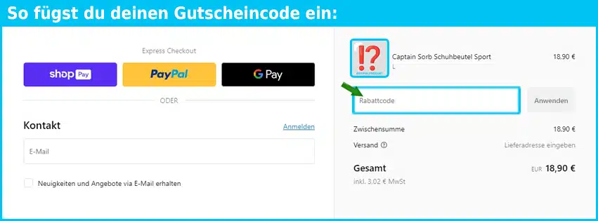 helsa Gutschein einfuegen und sparen blau