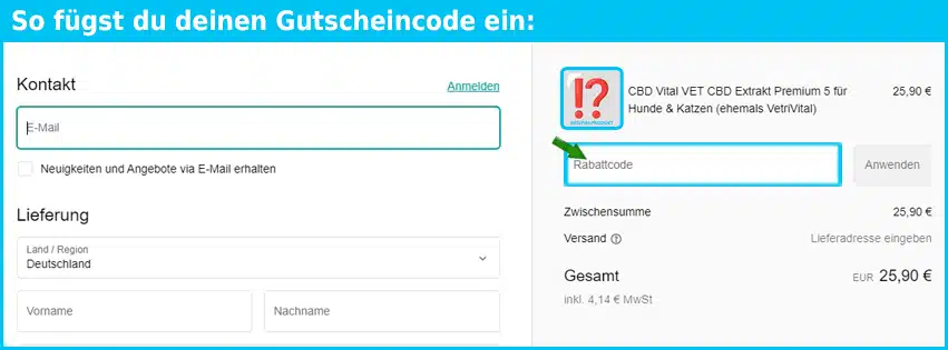 neurogold Gutschein einfuegen und sparen blau