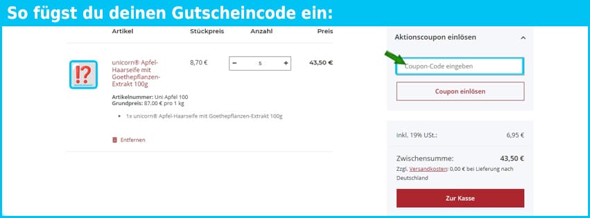 spavivent Gutschein einfuegen und sparen blau