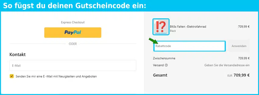 hitway Gutschein einfuegen und sparen blau