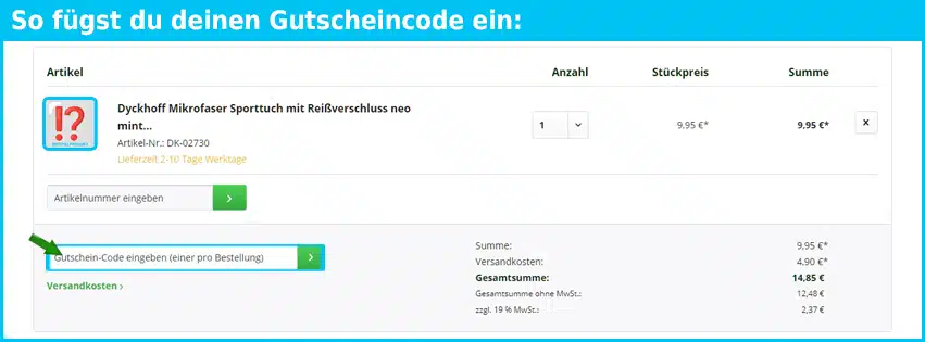 stoelzinga Gutschein einfuegen und sparen blau