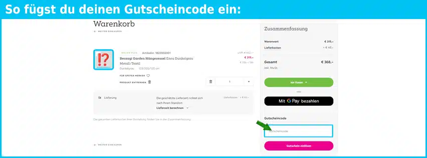 moemax Gutschein einfuegen und sparen blau