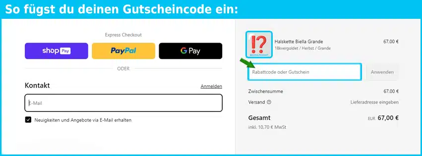 sifjakobs Gutschein einfuegen und sparen blau