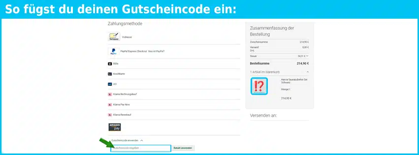 via-nordica Gutschein einfuegen und sparen blau