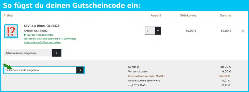 appleofedenshoes Gutschein einfuegen und sparen blau