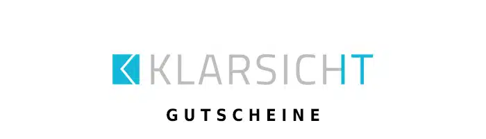klarsicht Gutschein Logo Oben