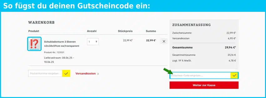 jawoll Gutschein einfuegen und sparen blau