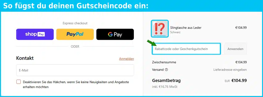 torro Gutschein einfuegen und sparen blau