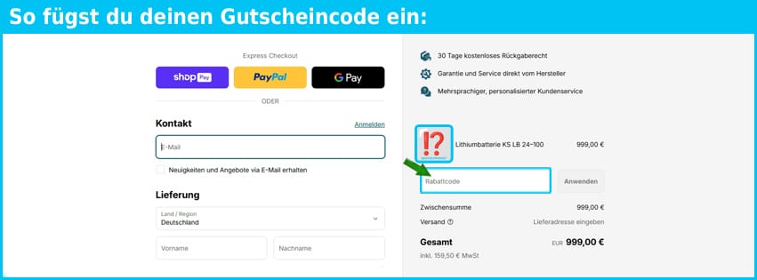 konner-sohnen Gutschein einfuegen und sparen blau