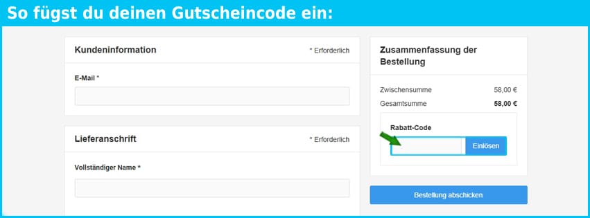 myshemen Gutschein einfuegen und sparen blau