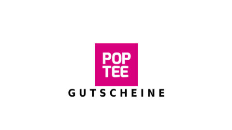 pop-tee Gutschein Logo Seite