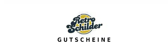 retroschilder Gutschein Logo Oben