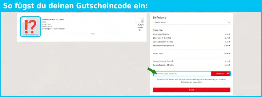 rotbaeckchen-shop Gutschein einfuegen und sparen blau