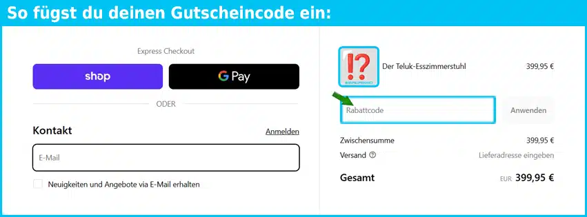 bohomes Gutschein einfuegen und sparen blau