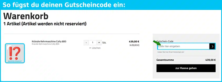 tiefenthaler Gutschein einfuegen und sparen blau