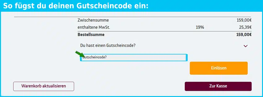 brixio Gutschein einfuegen und sparen blau