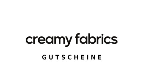 creamyfabrics Gutschein Logo Seite