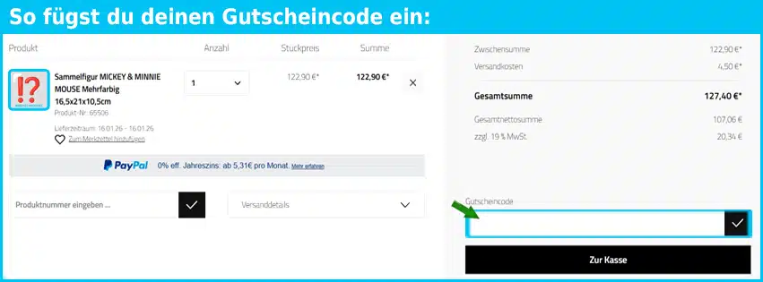 markt35 Gutschein einfuegen und sparen blau