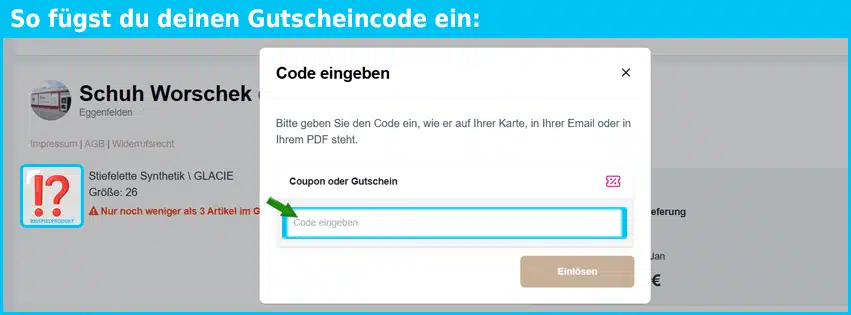 sabu.de Gutschein einfuegen und sparen blau