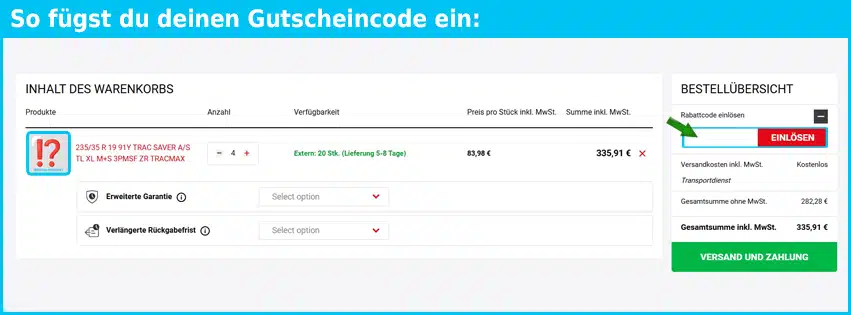 butikumi Gutschein einfuegen und sparen blau