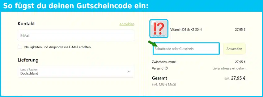 dienaturburschen Gutschein einfuegen und sparen blau