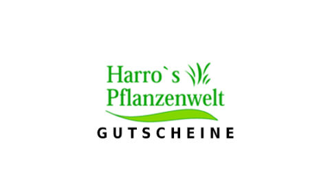 harros-pflanzenwelt Gutschein Logo Seite