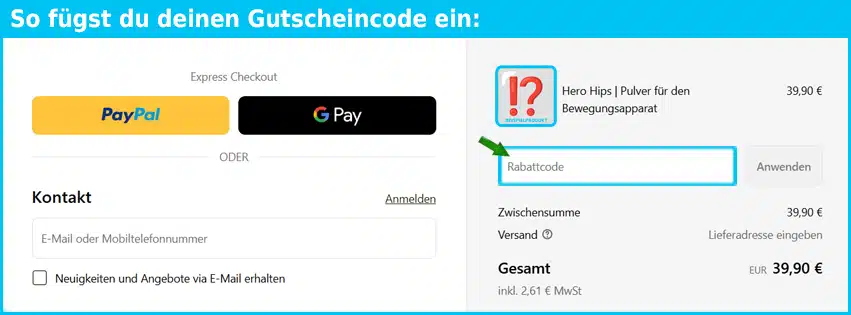 wilmaundco Gutschein einfuegen und sparen blau
