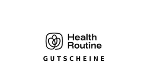 healthroutine Gutschein Logo Seite