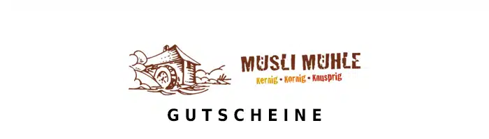 muesli-muehle Gutschein Logo Oben