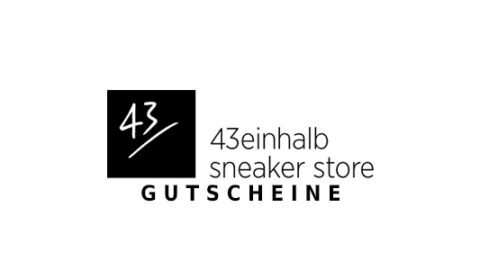 43einhalb Gutschein Logo Seite