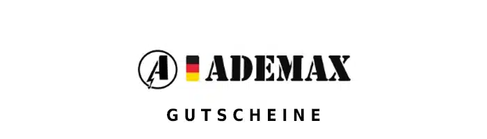 ademax Gutschein Logo Oben