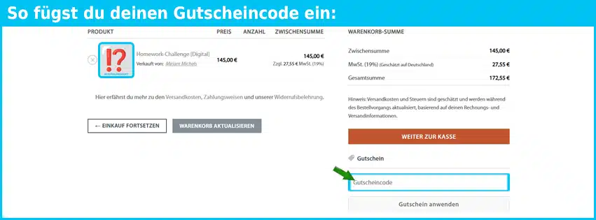hundeschulkonzepte Gutschein einfuegen und sparen blau