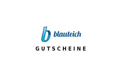 blauteich Gutschein Logo Seite