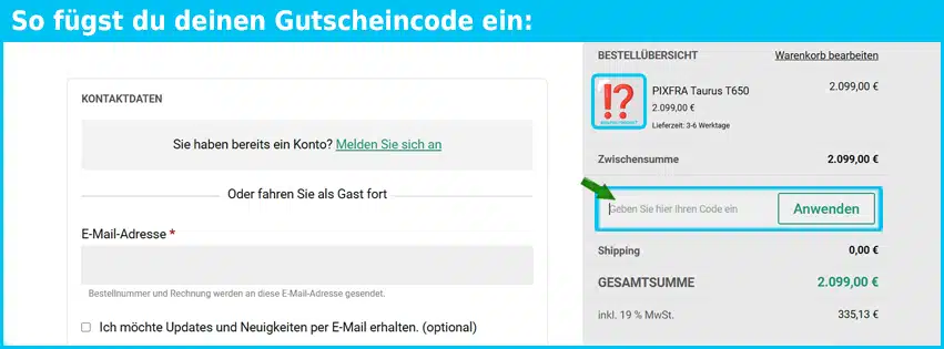 waermebild24 Gutschein einfuegen und sparen blau