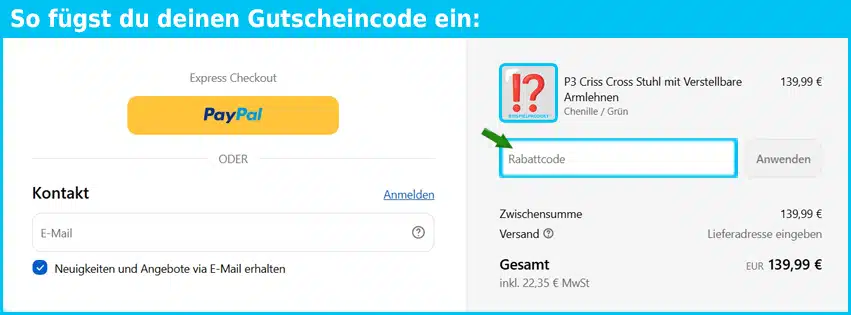 welaxhome Gutschein einfuegen und sparen blau