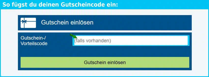 riw-touristik Gutschein einfuegen und sparen blau