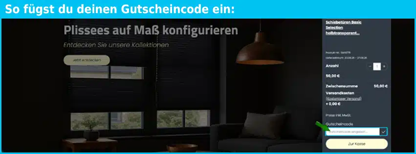 honkomp Gutschein einfuegen und sparen blau