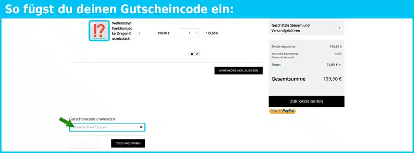 manhenke Gutschein einfuegen und sparen blau